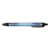 Blue Silver Metal Textured Ink Pen (Bodem)