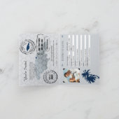 Blue Silver Ocho Rios Jamaica Wedding Passport INV (Binnen)