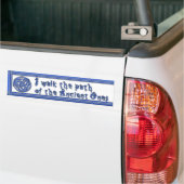 Blue Silver Triskel Bumpersticker (Op Truck)