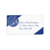 Blue Silver Triskel Etiket (Voorkant)