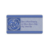 Blue Silver Triskel Etiket (Voorkant)