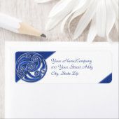 Blue Silver Triskel Etiket (Insitu)