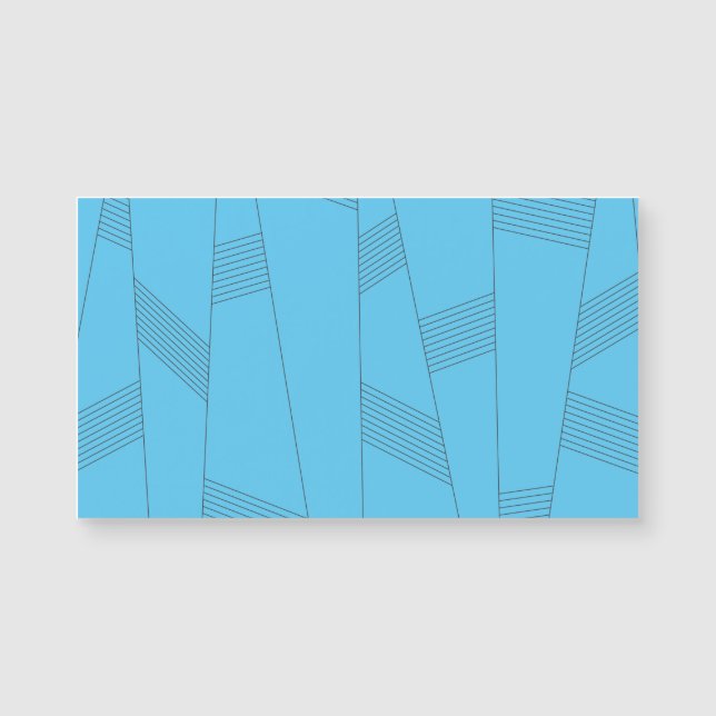 Blue, simple, elegant, abstract line pattern (Voorkant)