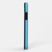 Blue, simple, elegant, abstract line pattern Case-Mate iPhone case (Achterkant/rechts)