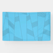 Blue, simple, elegant, abstract line pattern spandoek (Horizontaal)