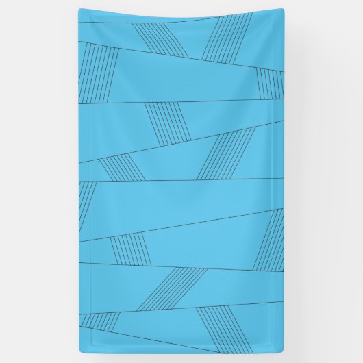 Blue, simple, elegant, abstract line pattern spandoek (Verticaal)