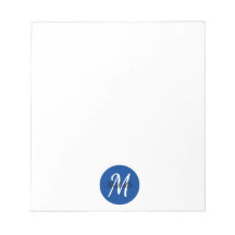 Blue Simple Monogram Classic Trendy-laptop
