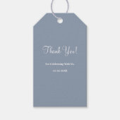 Blue Simple Wedding Gift-Labels Cadeaulabel (Voorkant)