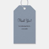 Blue Simple Wedding Gift-Labels Cadeaulabel (Voorkant)