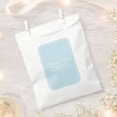 Blue Simply Elegant Wedding Bedankzakje (Geknipt)