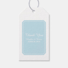 Blue Simply Elegant Wedding Cadeaulabel