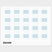 Blue Simply Elegant Wedding Stickers (Vel)