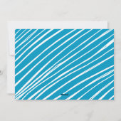 Blue Simply Joyful Photo Feestdagenkaart (Achterkant)