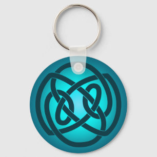 Blue Single Loop Knot Sleutelhanger