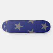 Blue Skateboard Grey Stars HAMbyWG (Horizontaal)