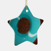 Blue Skeezer Keramisch Ornament (Rechts)