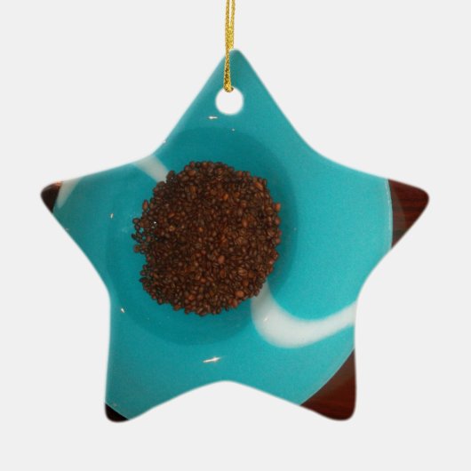 Blue Skeezer Keramisch Ornament (Voorkant)
