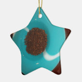 Blue Skeezer Keramisch Ornament (Links)