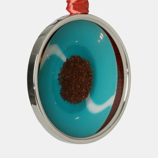 Blue Skeezer Metalen Ornament (Rechts)