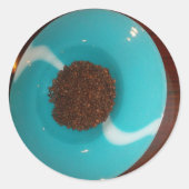 Blue Skeezer Ronde Sticker (Voorkant)