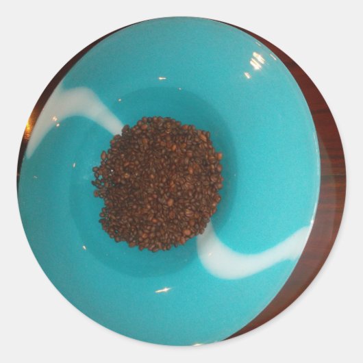 Blue Skeezer Ronde Sticker (Voorkant)