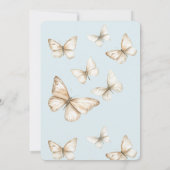 Blue Skies & Butterflies Birthday Kaart (Achterkant)