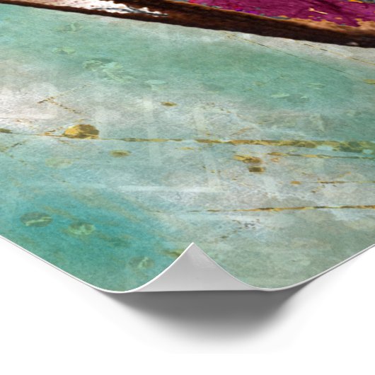 Blue Skies Butterfly Wing Poster (Hoek)