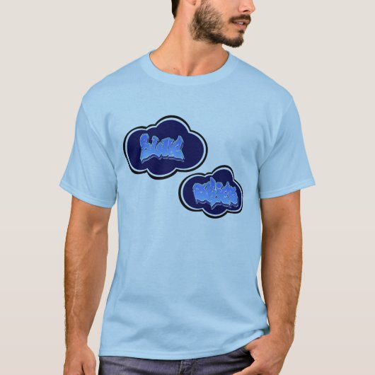 Blue Skies_clouds T-shirt (Voorkant)