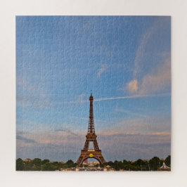 Blue Skies en de Eiffeltoren - 20x20 - 676 pcs. Legpuzzel