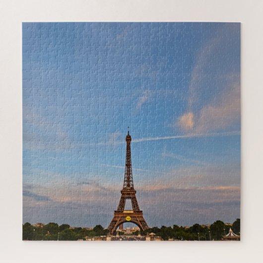 Blue Skies en de Eiffeltoren - 20x20 - 676 pcs. Legpuzzel (Verticaal)