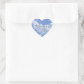 Blue Skies Heart Stickers (Tas)