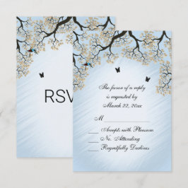 Blue Skies Herfst RSVP Kaartje