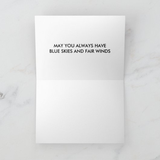 Blue Skies Inspirerend Kaart (Binnen)