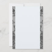 Blue Skies & Lace Wedding Invitation Kaart (Achterkant)