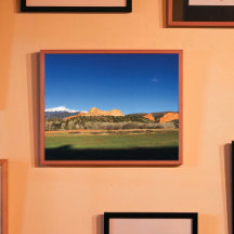 Blue Skies Over Garden Of The Gods & Pikes Peak