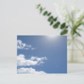 Blue Skies-postkaart Briefkaart (Staand voorkant)