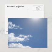 Blue Skies-postkaart Briefkaart (Voorkant / Achterkant)