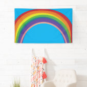 Blue Skies Rainbow Banner (Insitu)