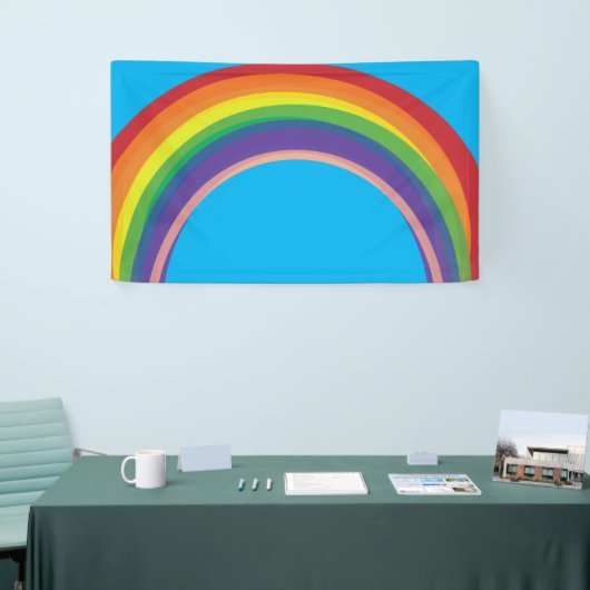 Blue Skies Rainbow Banner (Beurs)