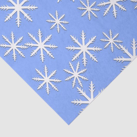 Blue Skies Snowflakes Tissuepapier (Detail)