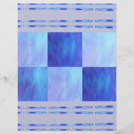 Blue Skies Tiles Bulk Scrapbook Paper Pages Flyer