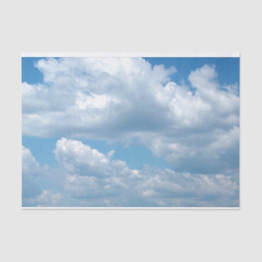 'Blue Skies' Tissue Paper Tissuepapier (Voorkant)