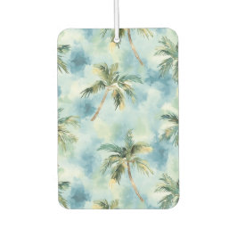 Blue Skies Tropical Island Palm Trees   Luchtverfrisser