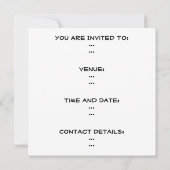 Blue Skull en Crossbones. Kaart (Achterkant)