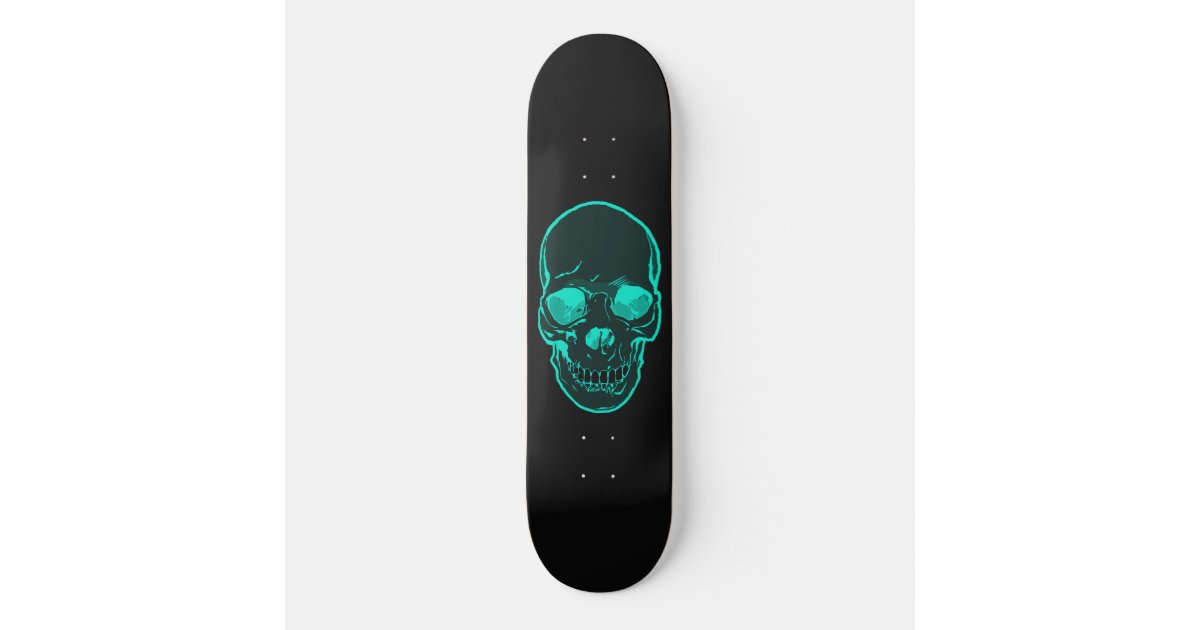 Geld rubber Wolk bloemblad Blue Skull Graphics Skateboard voor jongens en mei | Zazzle.nl