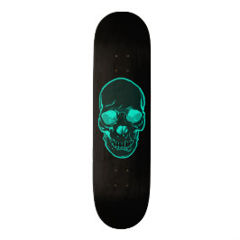 Blue Skull Graphics Skateboard voor jongens en mei