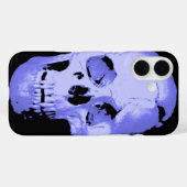 Blue Skull Pop Art Fantasy Case-Mate iPhone Case (Achterkant (horizontaal))