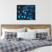 Blue Skulls Leinwand Canvas Afdruk (Insitu (Slaapkamer))