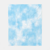 Blue Sky and Cloud Art Custom Fleece Deken (Voorkant)