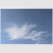 Blue Sky and White Fluffy Clouds Photo Decoupage Tissuepapier (Voorkant)